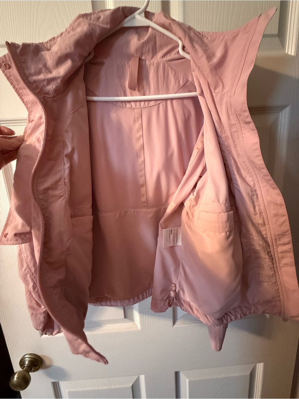 lululemon always effortless jacket in porcelain pink - Picture 5 of 11